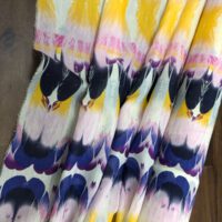 A close up of the long sleeves on a pair of pants