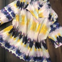 Abstract Printed Silk - Image 2