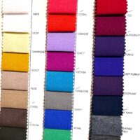 A color chart of different colors and shades.