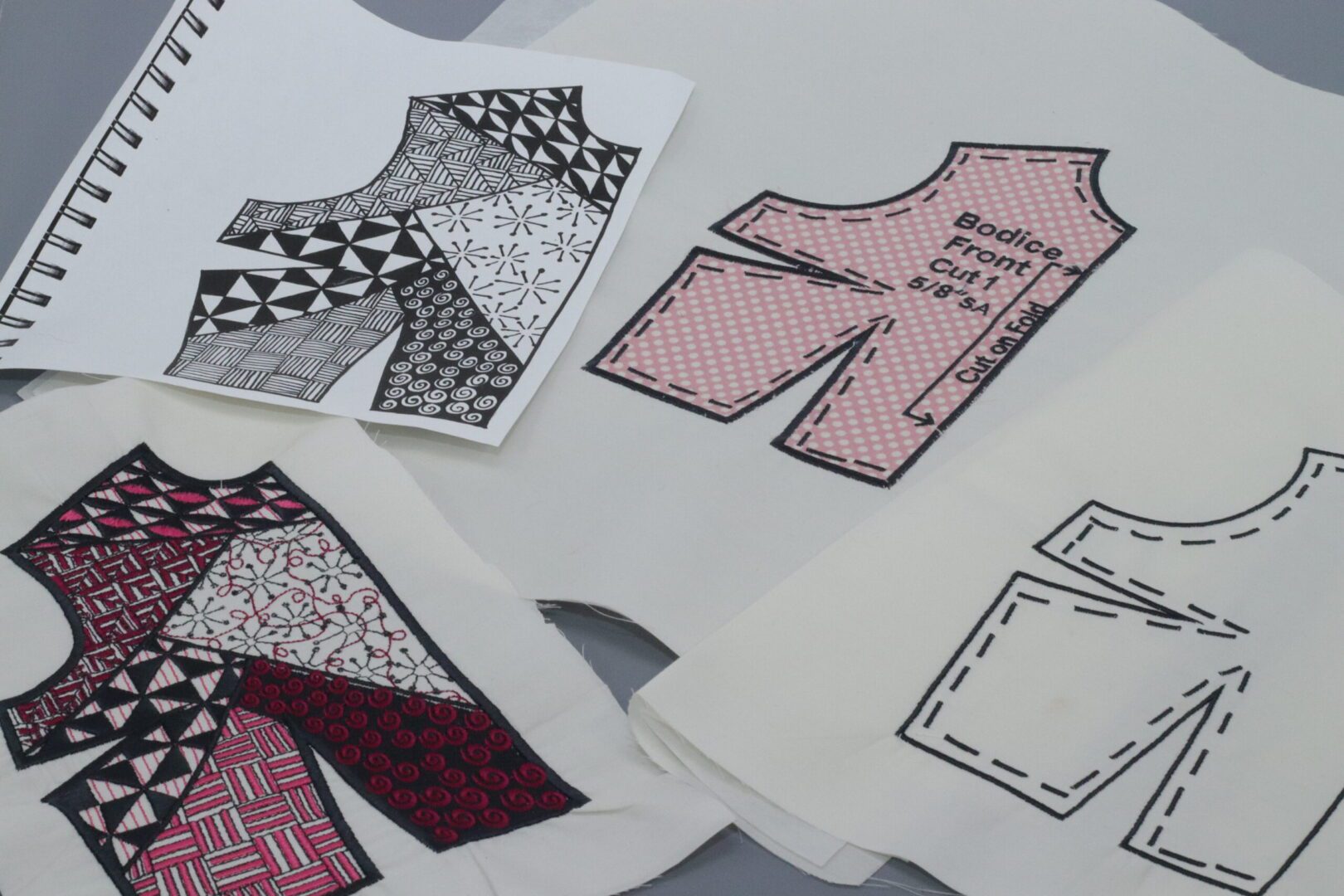 Fashion Bodice Complete Collection (Featured in Machine Embroidery 101) - Image 2
