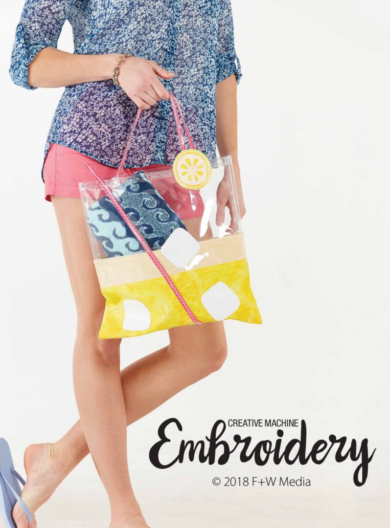 Lemon Slice Embroidery (Featured in Creative Machine Embroidery Magazine)
